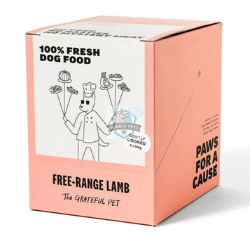 The Grateful Pet Gently Cooked (Free Range Lamb) Fresh Frozen Dog Food