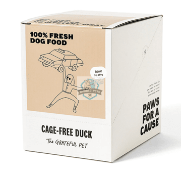 The Grateful Pet Raw (Cage-Free Duck) Fresh Frozen Dog Food
