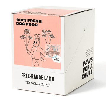 The Grateful Pet Raw (Free Range Lamb) Fresh Frozen Dog Food