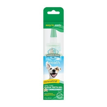 Tropiclean Fresh Breath Vanilla Mint Clean Teeth Oral Care Gel for Dogs