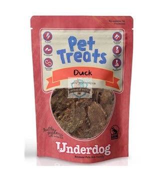 Underdog Duck Air Dried Dog Pet Treats