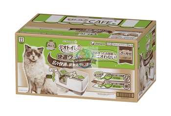 Unicharm Pet Deo-Toilet Dual Layer Wide Cat Litter System