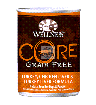 Wellness CORE Grain Free Turkey, Chicken Liver and Turkey Liver Formula Canned Dog Food