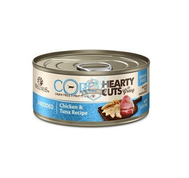 Wellness CORE Hearty Cuts in Gravy Shredded Chicken & Tuna Recipe Canned Cat Food