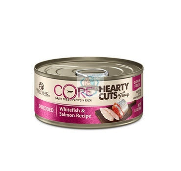 Wellness CORE Hearty Cuts Shredded Whitefish & Salmon Canned Cat Food
