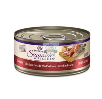 Wellness CORE Signature Selects Flaked Tuna with Wild Salmon Entree in Broth Canned Cat Food