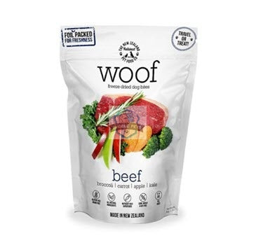Woof Freeze Dried Raw Beef Dog Food