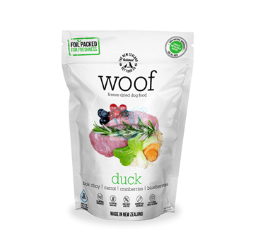 Woof Duck Freeze Dried Raw Dog Food