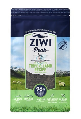 Lily Low's Shelter ZiwiPeak Daily Dog Air-Dried Cuisine Tripe and Lamb Dog Food