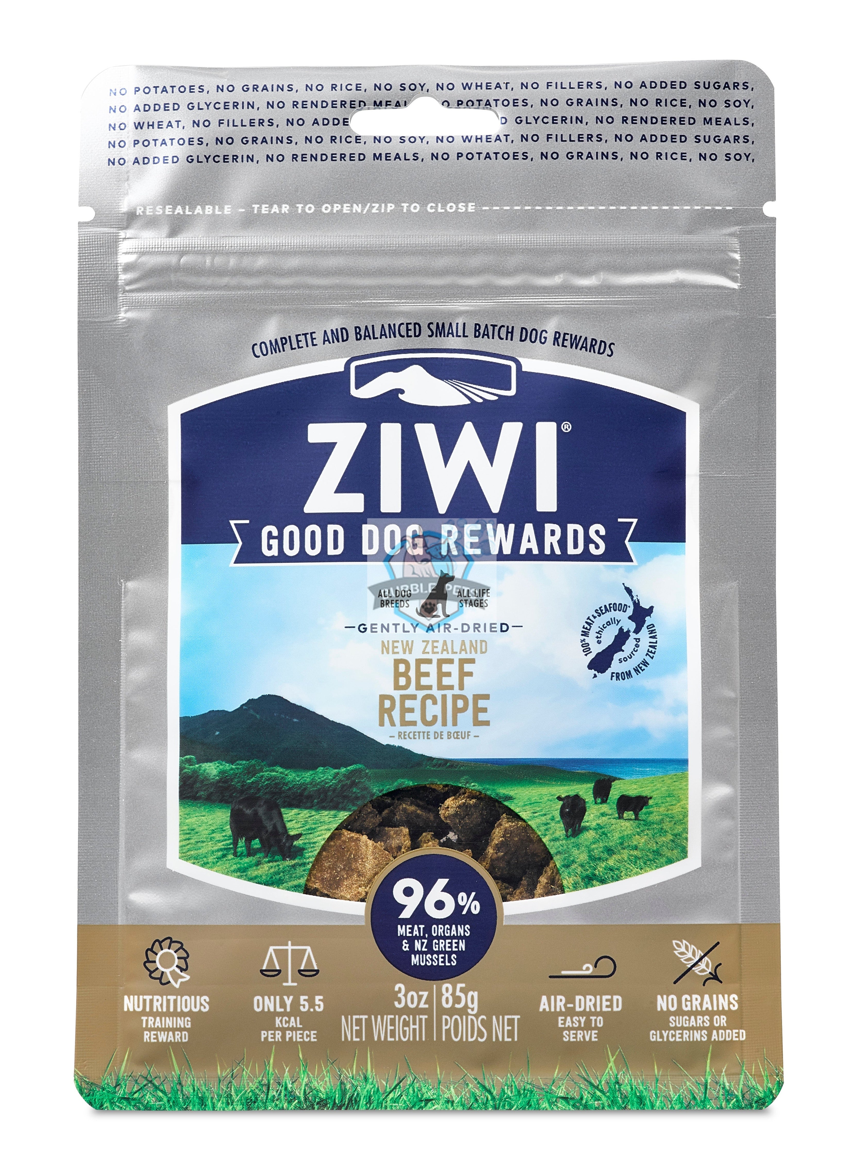 ZiwiPeak Good Dog Beef Treats Pouches