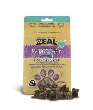 Zeal Dried Hoki Fish Skins Dog Cat Treats (Buy 2 Get 1 Free)