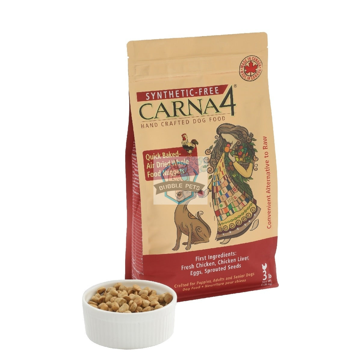 Carna4 Baked & Dried Chicken Dry Dog Food