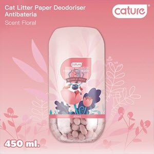 Cature Paper Litter Deodoriser Fresh Floral Scent Beads