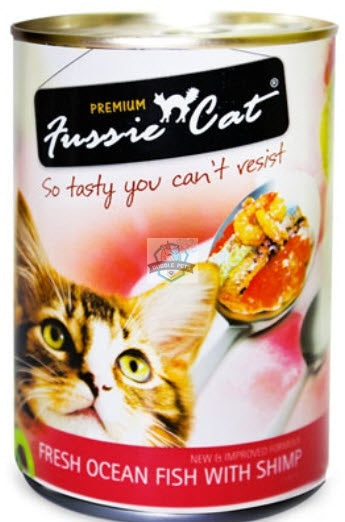 Fussie Cat Fresh Ocean Fish With Shrimp Canned Cat Food