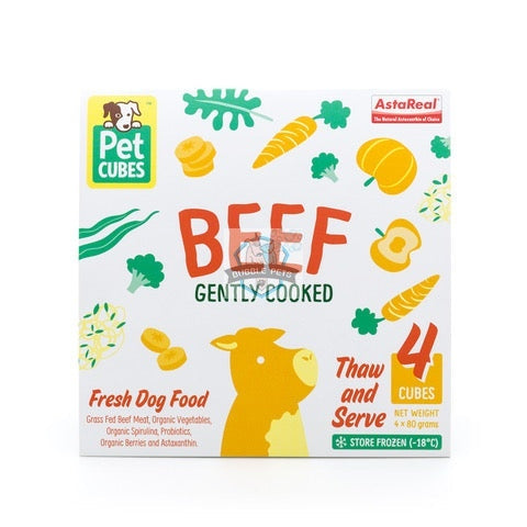PetCubes Complete Beef Frozen Cooked Dog Food