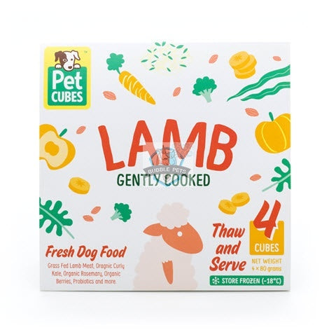 PetCubes Complete Lamb Frozen Cooked Dog Food