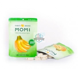 Momi Dried Banana Snack Treats for Small Animals