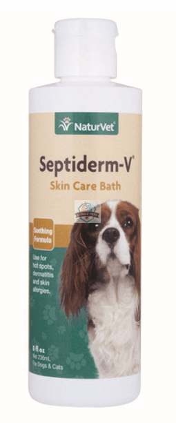 Naturvet Septiderm Shampoo for Dogs Cats