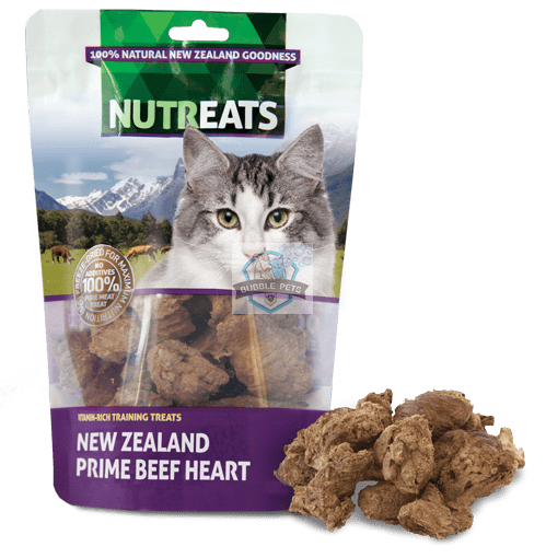 Nutreats Freeze Dried Beef Hearts Cat Treats