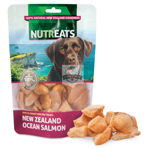 Nutreats Freeze Dried New Zealand Ocean Salmon Dog Treats