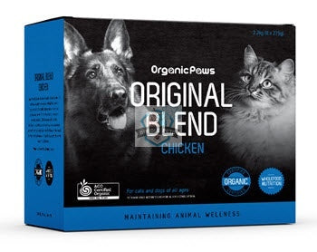 Organic Paws ORIGINAL BLEND Chicken Frozen Raw Cat & Dog Food