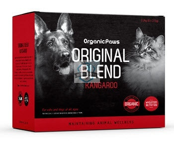 Organic Paws ORIGINAL BLEND Kangaroo Frozen Raw Cat & Dog Food