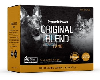 Organic Paws ORIGINAL BLEND Lamb Frozen Raw Cat & Dog Food