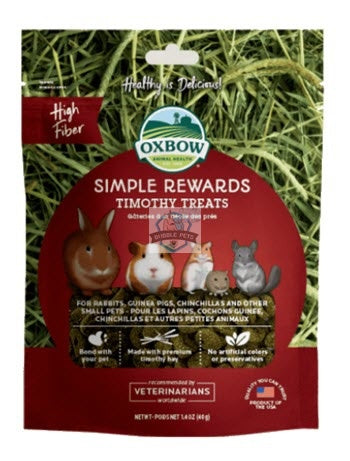 Oxbow Simple Rewards Timothy Treats For Small Animals