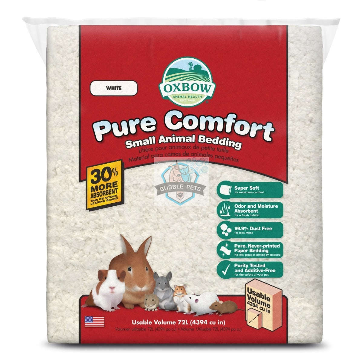 Oxbow Pure Comfort White Small Animal Bedding