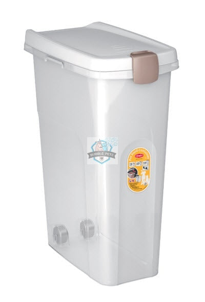 Stefanplast Premium Food Container Clear with Wheels