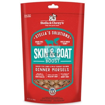 Stella & Chewy’s Stella’s Solutions Skin & Coat Boost Freeze Dried Dinner Morsels