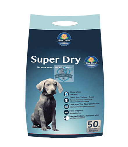 PROMO : Buy1 Get 1 Free Blue Clean Super Dry Super Absorbent Pee Pad For Dogs