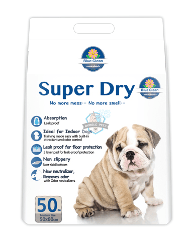 PROMO : Buy 1 Get 1 Free Blue Clean Super Dry Ultra Absorbent Pee Pad For Dogs