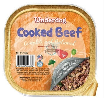 Underdog Cooked Beef Complete & Balanced Frozen Dog Food